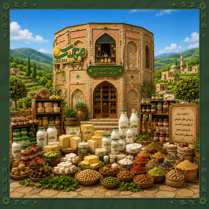 لبنیات تازه، روغن‌های طبیعی، ادویه جات اصیل، پنیرهای سنتی و محصولات طبیعی